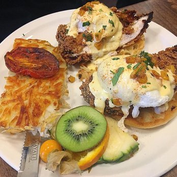 Jam Cafe on Beatty - Fried chicken Benedict - Breakfast & Brunch Near Me - Vancouver, British Columbia Jam Cafe on Beatty - Fried chicken Benedict - Breakfast & Brunch Near Me - Vancouver, British Columbia
