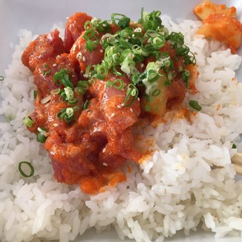 Sushi Spot - Spicy Ahi Donburi, ono sushi rice. Fresh fish, not too spicy - Japanese Near Me - Aiea, Hawaii Sushi Spot - Spicy Ahi Donburi, ono sushi rice. Fresh fish, not too spicy - Japanese Near Me - Aiea, Hawaii