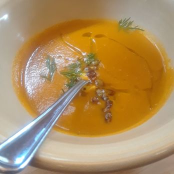 Avec - Chicago - Roasted carrot soup - Mediterranean Near Me - Chicago, Illinois Avec - Chicago - Roasted carrot soup - Mediterranean Near Me - Chicago, Illinois