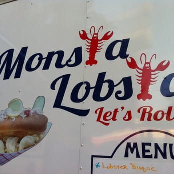 Monsta Lobsta - a sign for a restaurant - Food Trucks Near Me Monsta Lobsta - a sign for a restaurant - Food Trucks Near Me