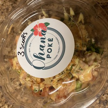 Ohana Poke - 3 scoops to go - Poke Near Me - Mobile, Alabama Ohana Poke - 3 scoops to go - Poke Near Me - Mobile, Alabama