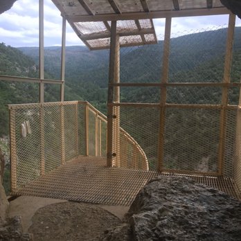 Sandia Man Cave - Beautiful view of the mountain peak & antenna from the mouth of the cave - Local Flavor Near Me - Placitas, New Mexico