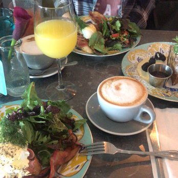 Leeland House - Leeland benedict, creme brule french toast, cappuccino, mimosa and bloody mary - Breakfast & Brunch Near Me - Houston, Texas