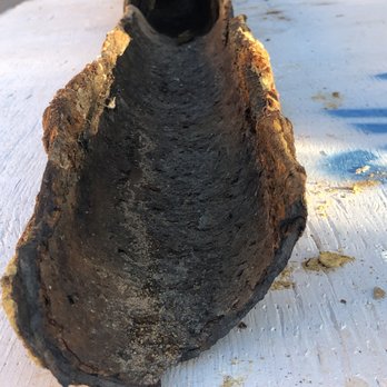 Atlas Plumbing - Corroded cast Sewer line. Cast iron will Rot away in Nevada acidic soil. - Plumbing Near Me - Henderson, Nevada Atlas Plumbing - Corroded cast Sewer line. Cast iron will Rot away in Nevada acidic soil. - Plumbing Near Me - Henderson, Nevada