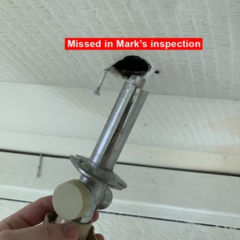 Huron Inspections - Outside spigot completely detached. No mention of this in Mark's report. - Home Inspectors Near Me - Smiths Creek, Michigan