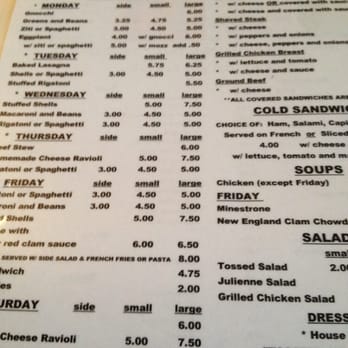 Rocky's - The menu - Italian Near Me - Rochester, New York