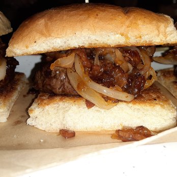 The Lansdowne Pub - Bacon Bourbon Sliders - Irish Near Me - Uncasville, Connecticut The Lansdowne Pub - Bacon Bourbon Sliders - Irish Near Me - Uncasville, Connecticut