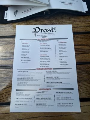 Menu photo 5 Prost Wine Bar and Charcuterie Frankenmuth, MI