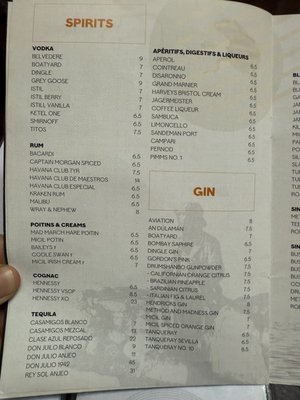 Menu photo 3 1520 Galway, G Menu photo 3 1520 Galway, G