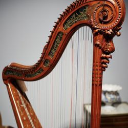 Musée Palais Lascaris - A harp from Paris.