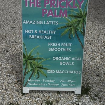 The Prickly Palm - Hours and Menu - July 2025 - Juice Bars & Smoothies Near Me - Cedar Key, Florida