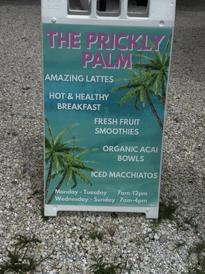 Menu photo 1 The Prickly Palm Cedar Key, FL