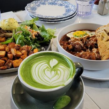 Sisters & Co - Beef bulgogi benedict, coconut pandan latte & spicy oxtail stew. - Breakfast & Brunch Near Me - Markham, Ontario Sisters & Co - Beef bulgogi benedict, coconut pandan latte & spicy oxtail stew. - Breakfast & Brunch Near Me - Markham, Ontario