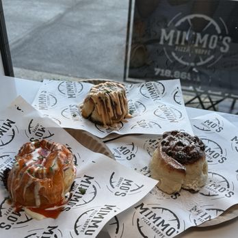 Mimmo's Pizza Shoppe - Buffalo chicken pinwheel Cookies & creame Hot honey cheesesteak - Desserts Near Me - Staten Island, New York Mimmo's Pizza Shoppe - Buffalo chicken pinwheel Cookies & creame Hot honey cheesesteak - Desserts Near Me - Staten Island, New York