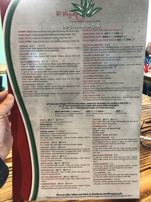 Menu photo 2 El Maguey Cafe Newport, MI