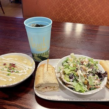 Newk's Eatery - Large Half Salad Pairing I added the soup - Pizza Near Me - Tyler, Texas