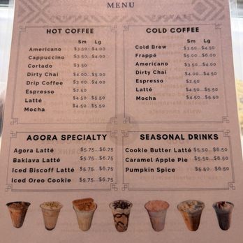Agora Delicacy - Menu Front - Cafes Near Me - Baltimore, Maryland