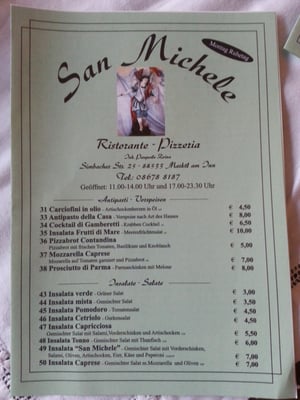 Menu photo 8 San Michele Marktl, BY