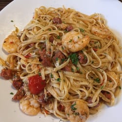 Rigsby's Piano Bar - Prawn, crab and chorizo linguine