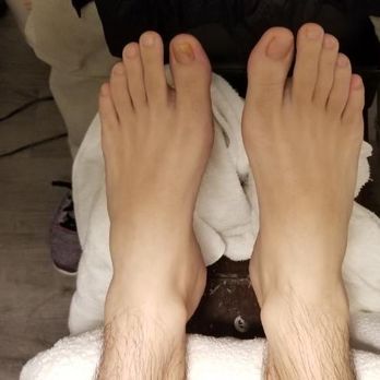 Big Daddy's Barber Shop - After shot of my lovely feet! Thank you Sherine!! - Barbers Near Me - Anaheim, California