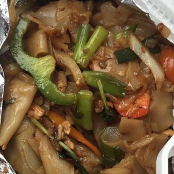Mai Thai - Drunken noodles. It was spicy but delicious!! - Thai Near Me - Washington, DC, District of Columbia