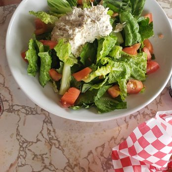 Boat House Grill - Chicken Salad on a Salad - Burgers Near Me - Hartwell, Georgia Boat House Grill - Chicken Salad on a Salad - Burgers Near Me - Hartwell, Georgia