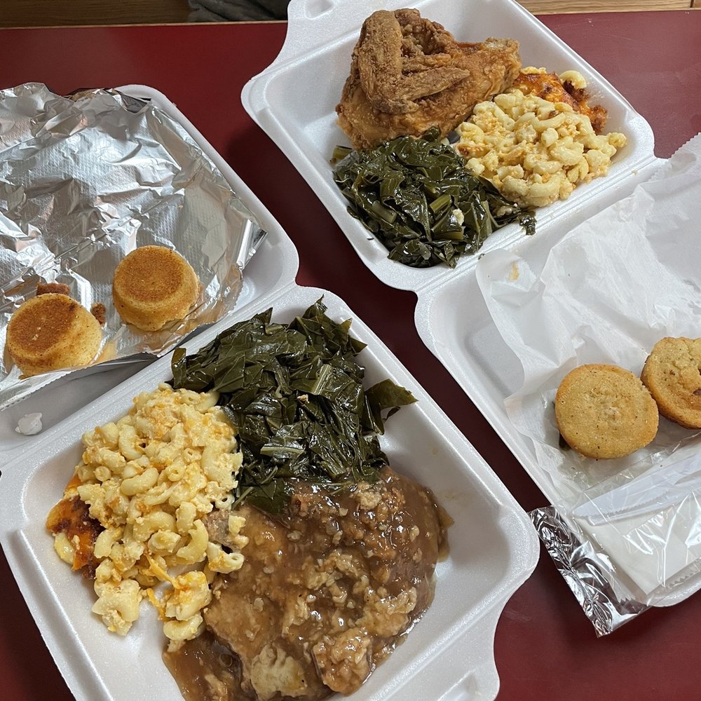 Fife's Restaurant - Mac n cheese, collard greens, cornbread, pork chop and fried chicken - Breakfast & Brunch Near Me - Birmingham, Alabama