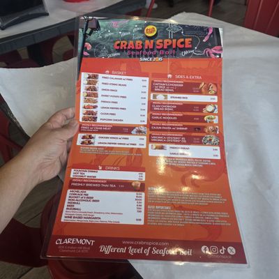 Menu photo 2 Crab N Spice Claremont, CA Menu photo 2 Crab N Spice Claremont, CA