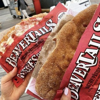 BeaverTails - Strawberry cheesecake and Killaloe Sunrise Beavertails - Desserts Near Me - Toronto, Ontario