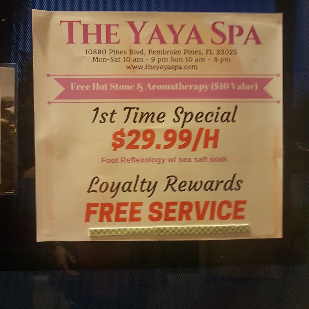 The Yaya Spa - Reflexology Near Me - Pembroke Pines, Florida The Yaya Spa - Reflexology Near Me - Pembroke Pines, Florida