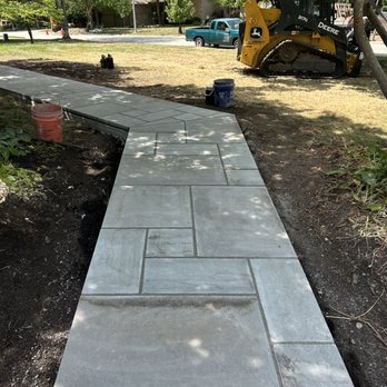 AAA Fast Construction - Bluestone sidewalk. - Stonemasons Near Me - Kansas City, Missouri AAA Fast Construction - Bluestone sidewalk. - Stonemasons Near Me - Kansas City, Missouri