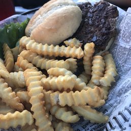 No frills Burger Basket. No frills Burger Basket.