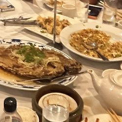 Aberdeen - Pan fried flounder and crispy seafood fried rice