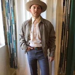 Sideshow Studio - Cody of Stillhouse Junkies in vintage menswear from Sideshow