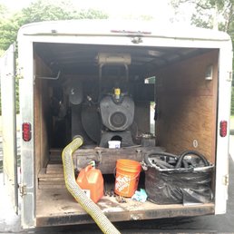 Gasoline powered monster vac used by Ron.