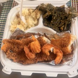 Fish & shrimp combo