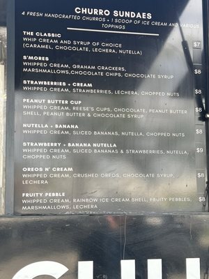 Menu photo 2 Stix Churroholics Porterville, CA