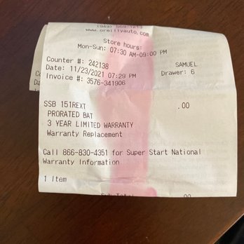 O'Reilly Auto Parts - Free in store battery replacement within warranty if yours tests faulty! - Auto Parts & Supplies Near Me - Irvine, California O'Reilly Auto Parts - Free in store battery replacement within warranty if yours tests faulty! - Auto Parts & Supplies Near Me - Irvine, California