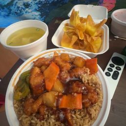 L12. Pineapple Chicken Lunch A10. Crab Meat Rangoon L12. Pineapple Chicken Lunch A10. Crab Meat Rangoon