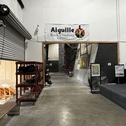 Aiguille Rock Climbing Center - Entrance to main walls