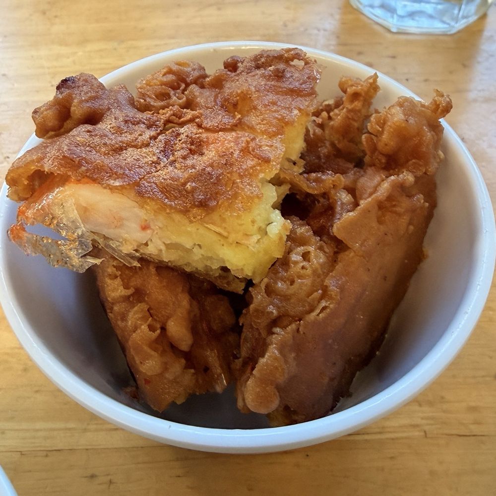 Mong Thu Cafe - Deep fried shrimp pancake, super crispy!! - Vietnamese Near Me - San Francisco, California Mong Thu Cafe - Deep fried shrimp pancake, super crispy!! - Vietnamese Near Me - San Francisco, California