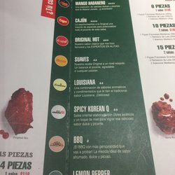 Wing Stop - Menu