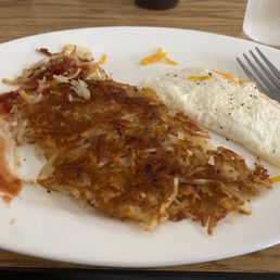 Cheddar Cheese Omelette Hash Brown