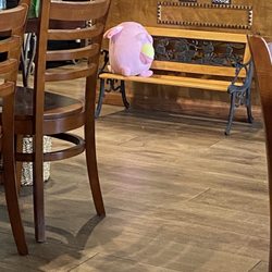 Hansang Korean Restaurant - Cute Chansey on a bench