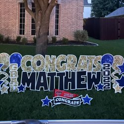Yard Love - Keller - Congrats Matthew!