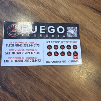 Fuego Prime - Frequent Flyer @ Fuego! - Tacos Near Me - Lodi, California