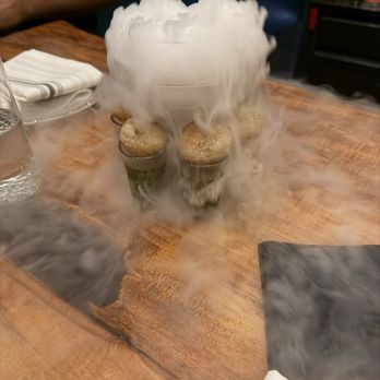 Safar - This is the Pani Puri appetizer!! The presentation is absolutely phenomenal and the flavors are incredible. Ask for instructions - Indian Near Me - Cleveland, Ohio Safar - This is the Pani Puri appetizer!! The presentation is absolutely phenomenal and the flavors are incredible. Ask for instructions - Indian Near Me - Cleveland, Ohio