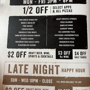 Yard House - Happy Hour Menu June 2024 - Bars Near Me - Long Beach, California Yard House - Happy Hour Menu June 2024 - Bars Near Me - Long Beach, California