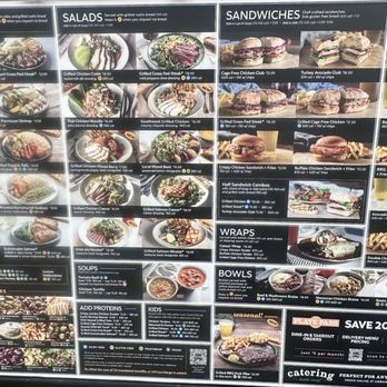 Urban Plates - Outdoor sign with pictures of Sum of the offerings/menu - Salad Near Me - Sacramento, California Urban Plates - Outdoor sign with pictures of Sum of the offerings/menu - Salad Near Me - Sacramento, California