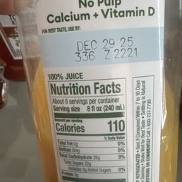 Expired juice and we are currently on Jan 17, 2025 Expired juice and we are currently on Jan 17, 2025